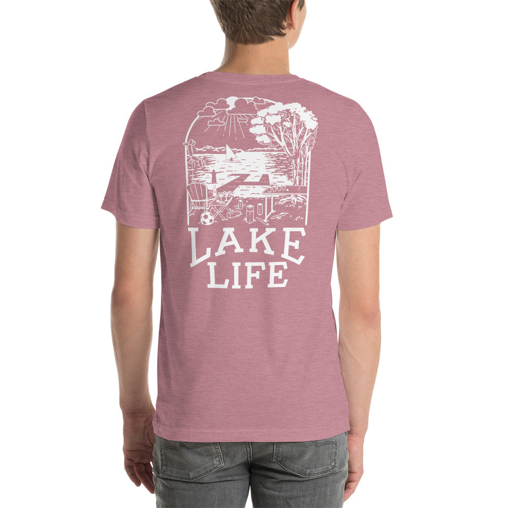 Powers Lake Unisex t-shirt