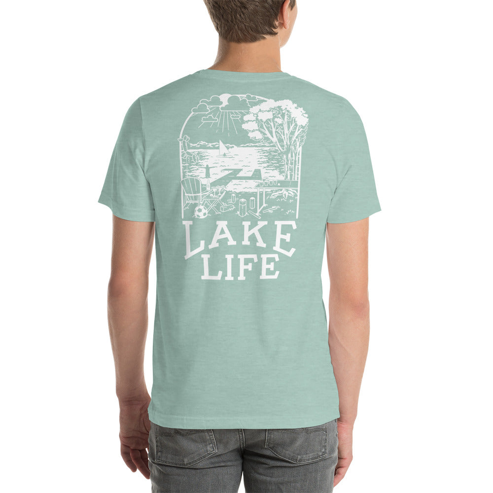 Powers Lake Unisex t-shirt