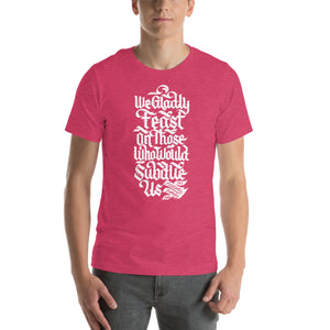 We Gladly Feast v2 Unisex t-shirt