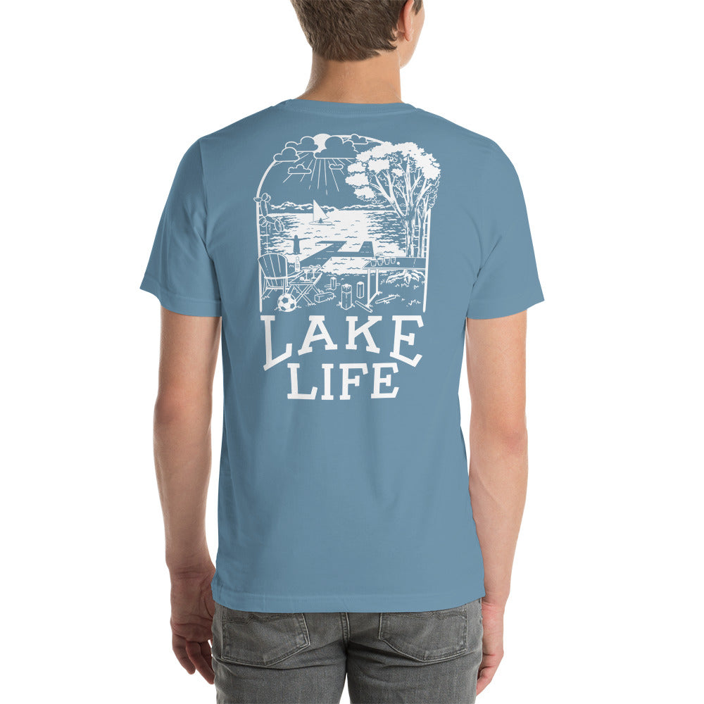 Powers Lake Unisex t-shirt