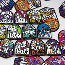 Load image into Gallery viewer, Board Game Genre Enamel Pins