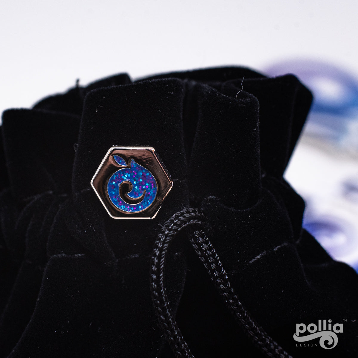 Pollia Design Brand Stickers and Mini-Pin