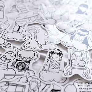 Complete Doodle Dicks Sticker Set