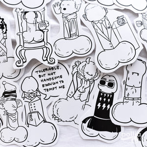 Complete Doodle Dicks Sticker Set