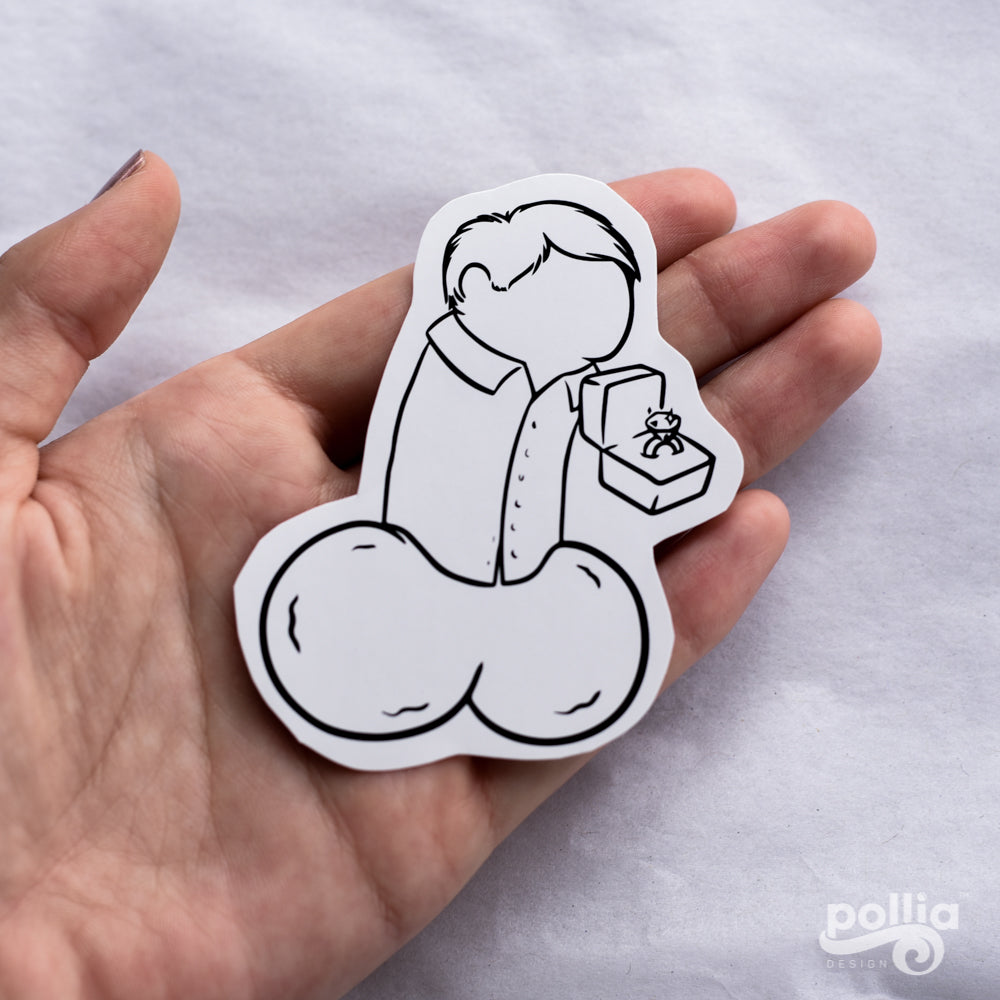 Unique Personalized Fiancé Doodle Dick