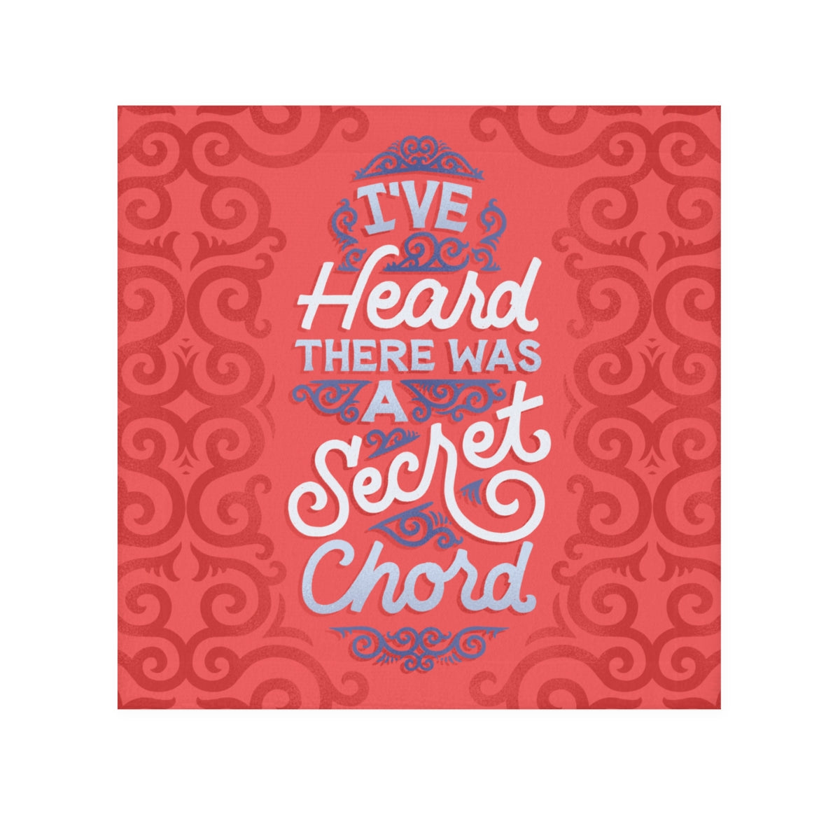 Secret Chord Face Towel