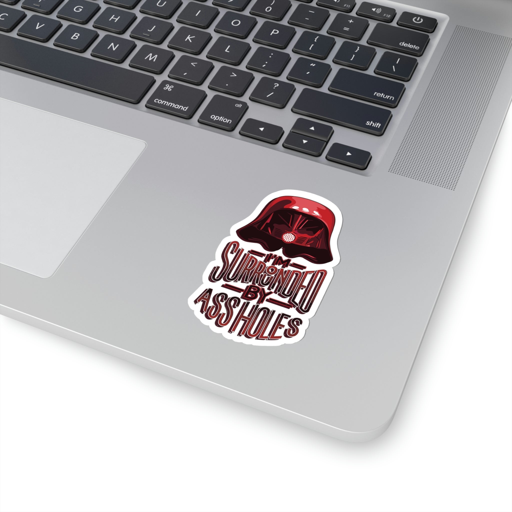 Surrounded by Assholes Stickers