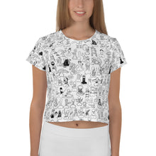 Load image into Gallery viewer, The Doodle Dicks Crop Tee