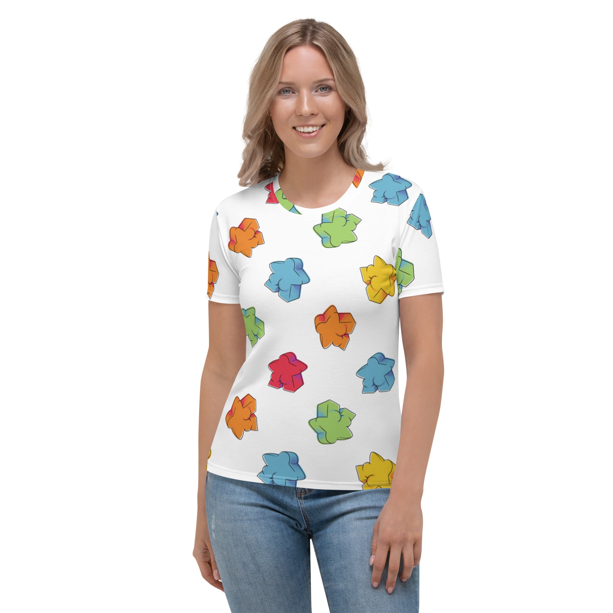 EveryWear Printed Crew-Neck T-Shirt for Women