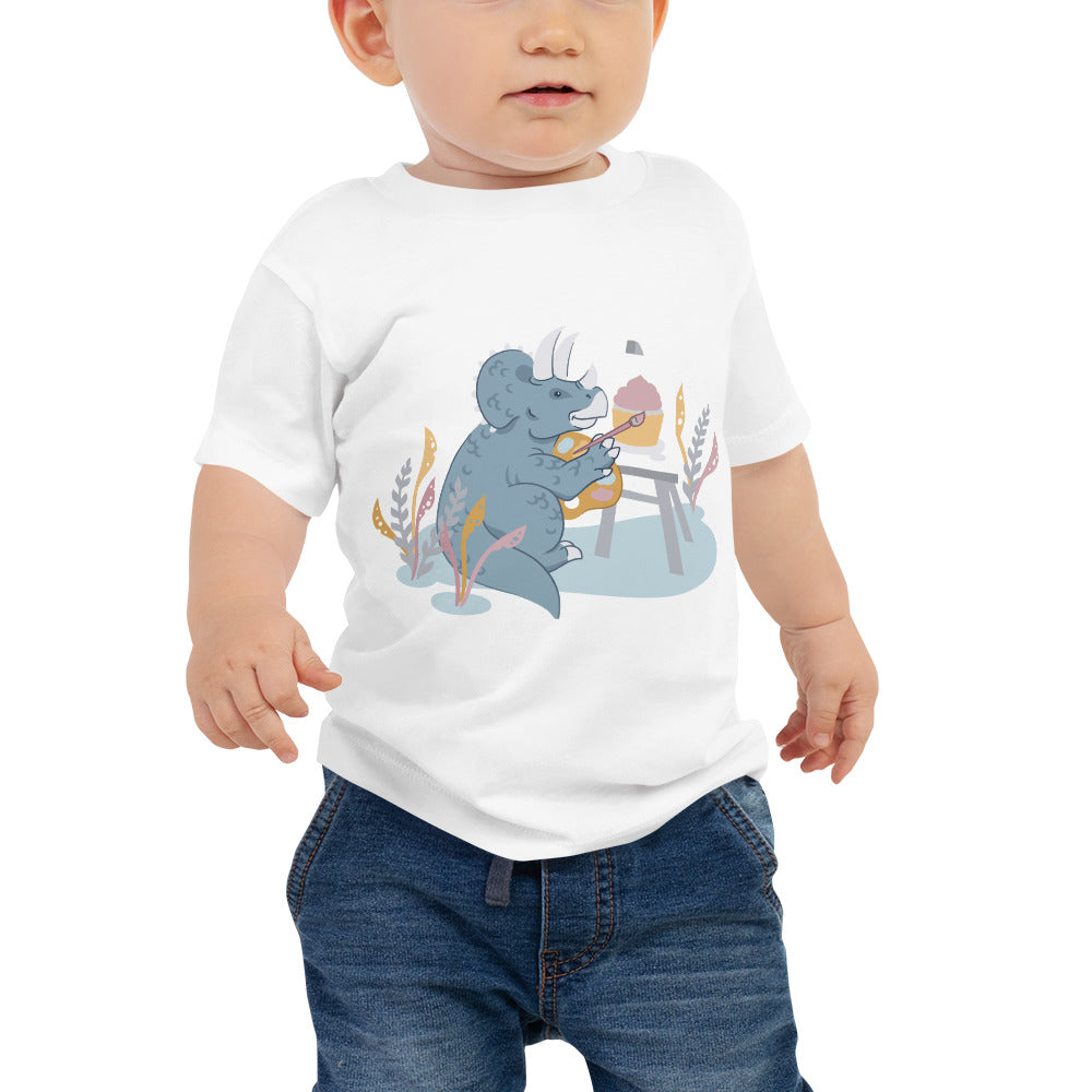 Sweet Painting Dino Baby Tee