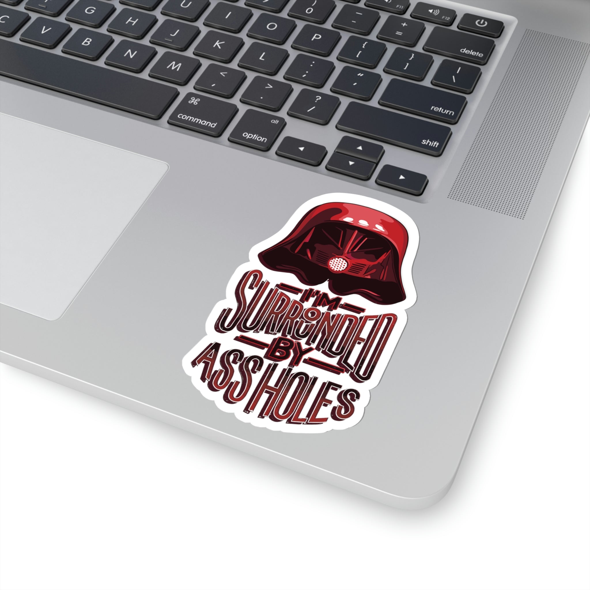Surrounded by Assholes Stickers