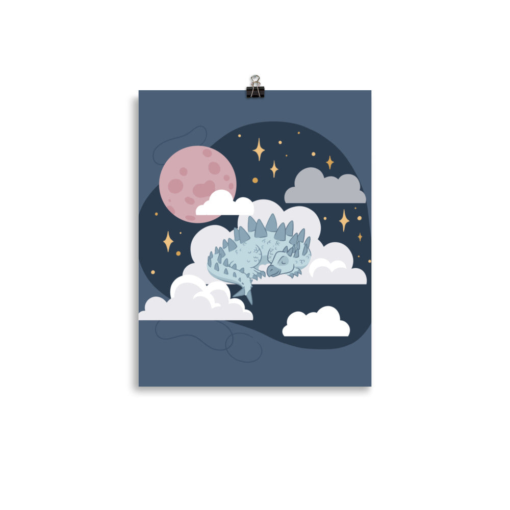 Sweet Dreamy Dino Poster