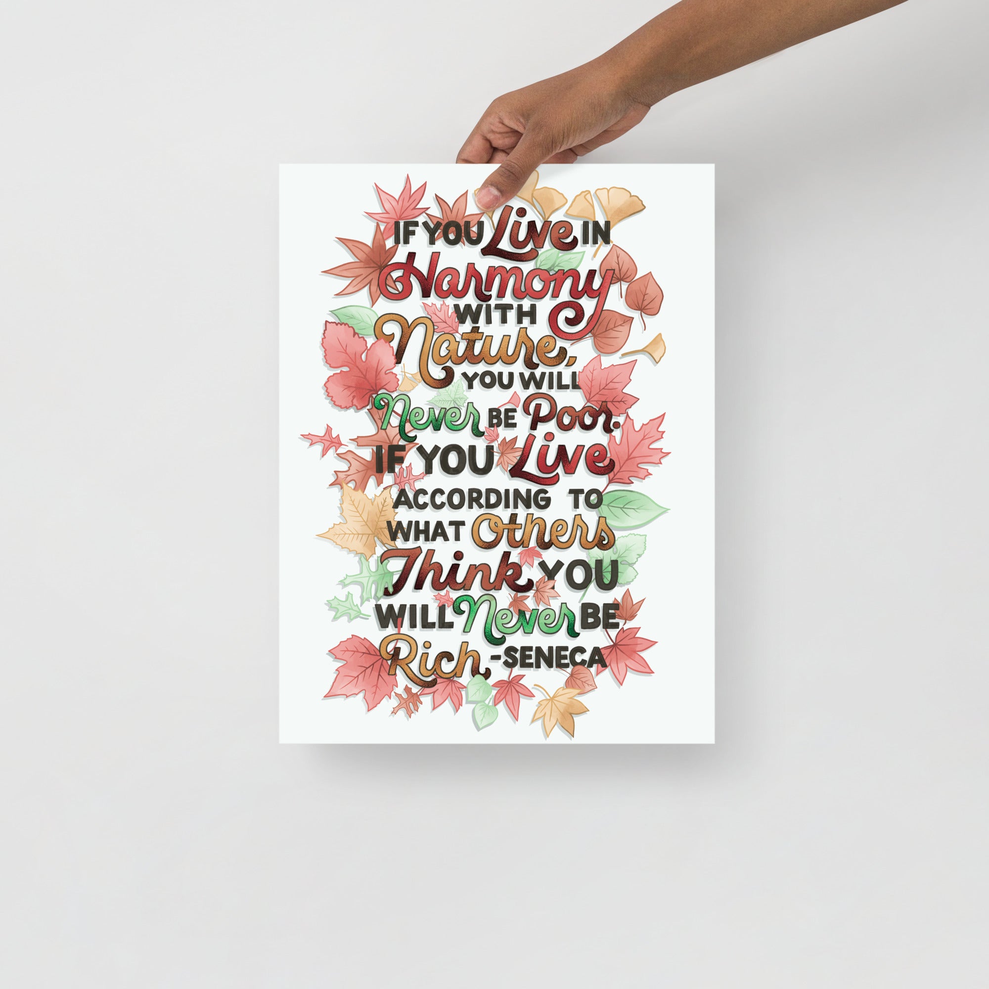 In Harmony with Nature Poster