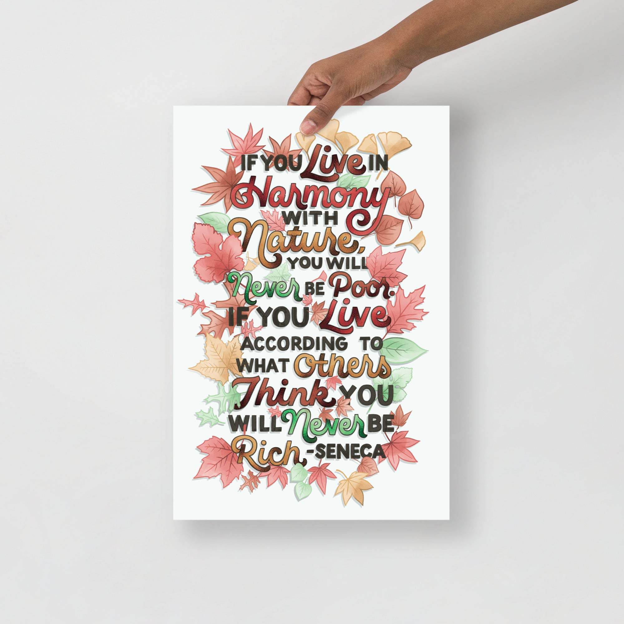 In Harmony with Nature Poster
