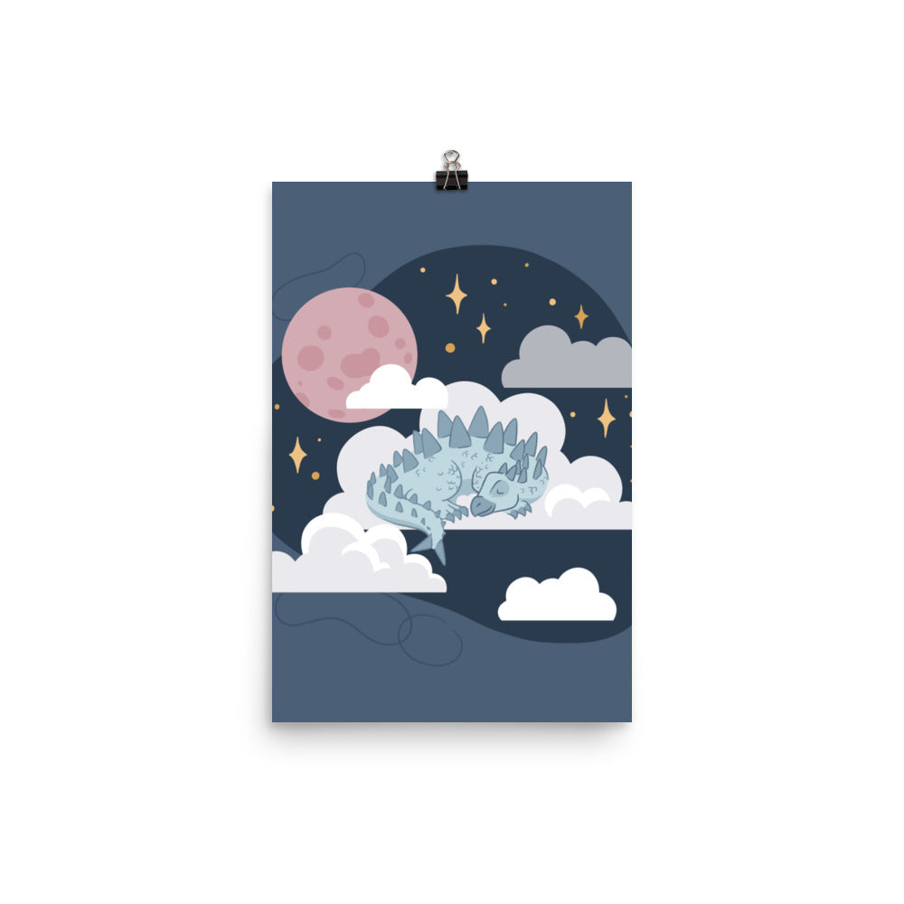 Sweet Dreamy Dino Poster