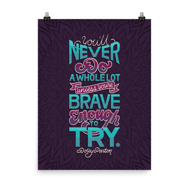 Brave Enough to Try Poster