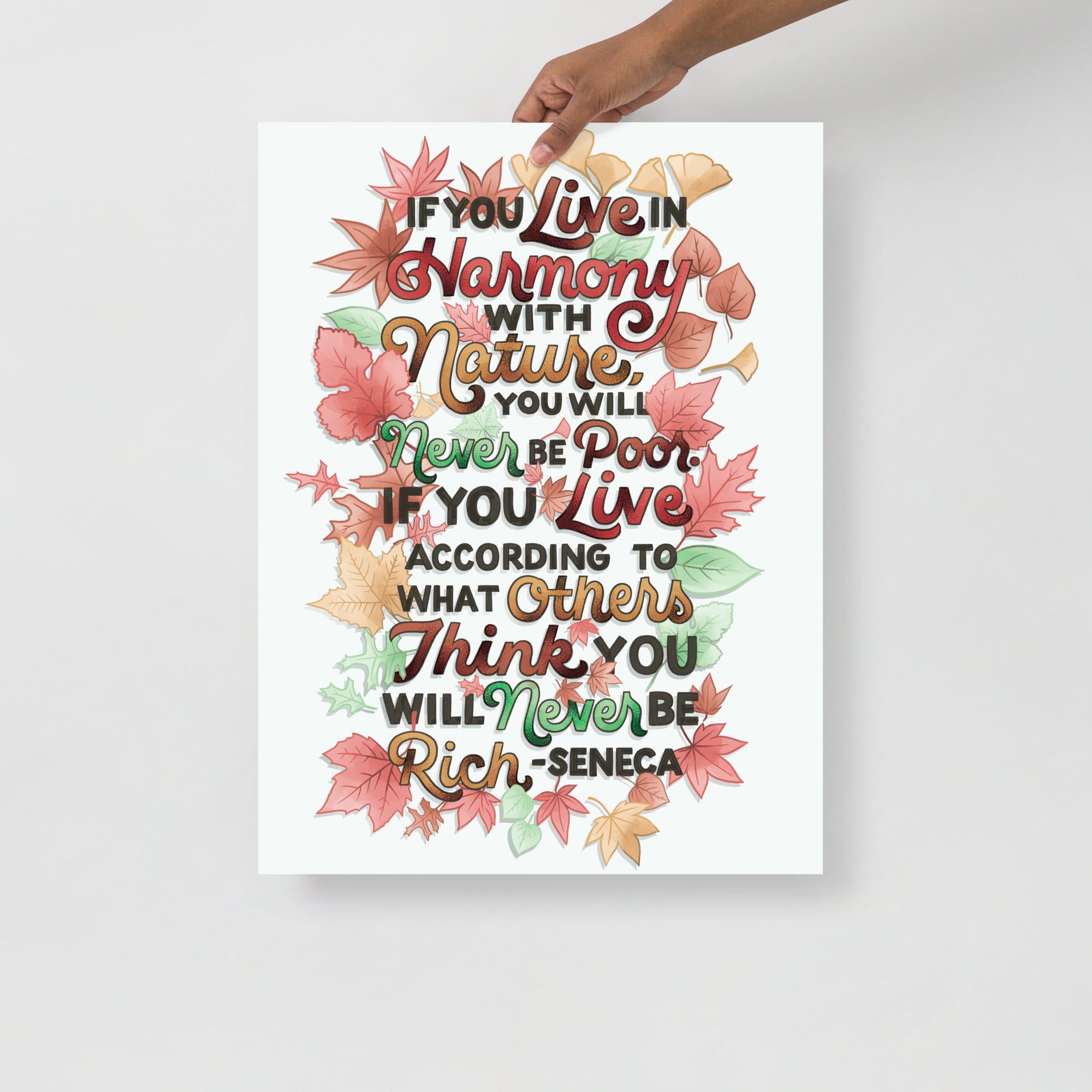 In Harmony with Nature Poster