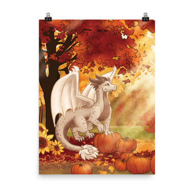 Autumn Dragon Poster