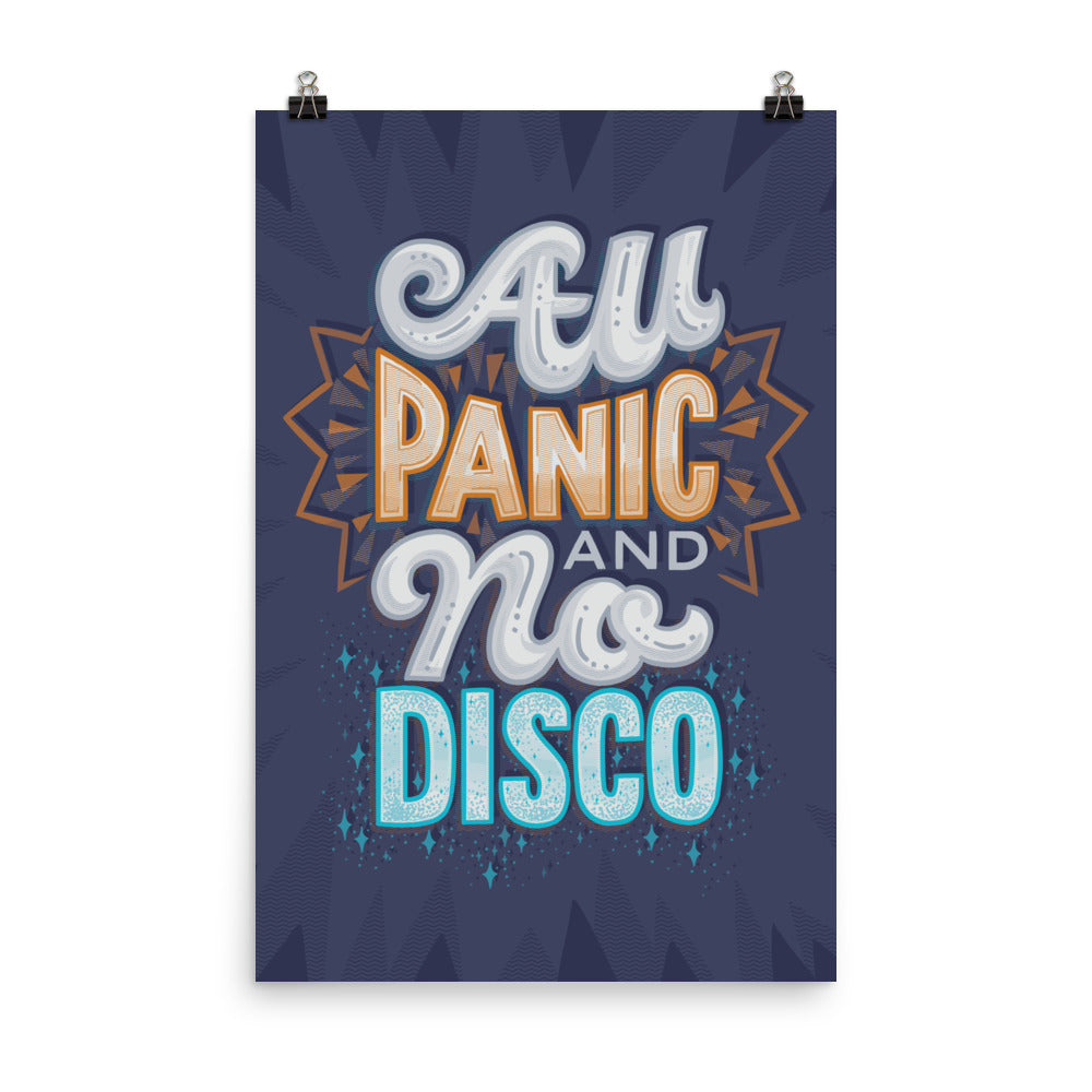 All Panic No Disco Poster