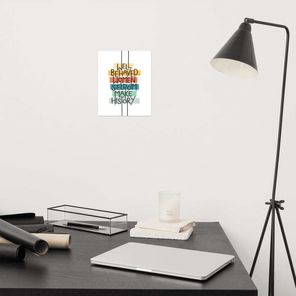 Well Behaved Women Poster
