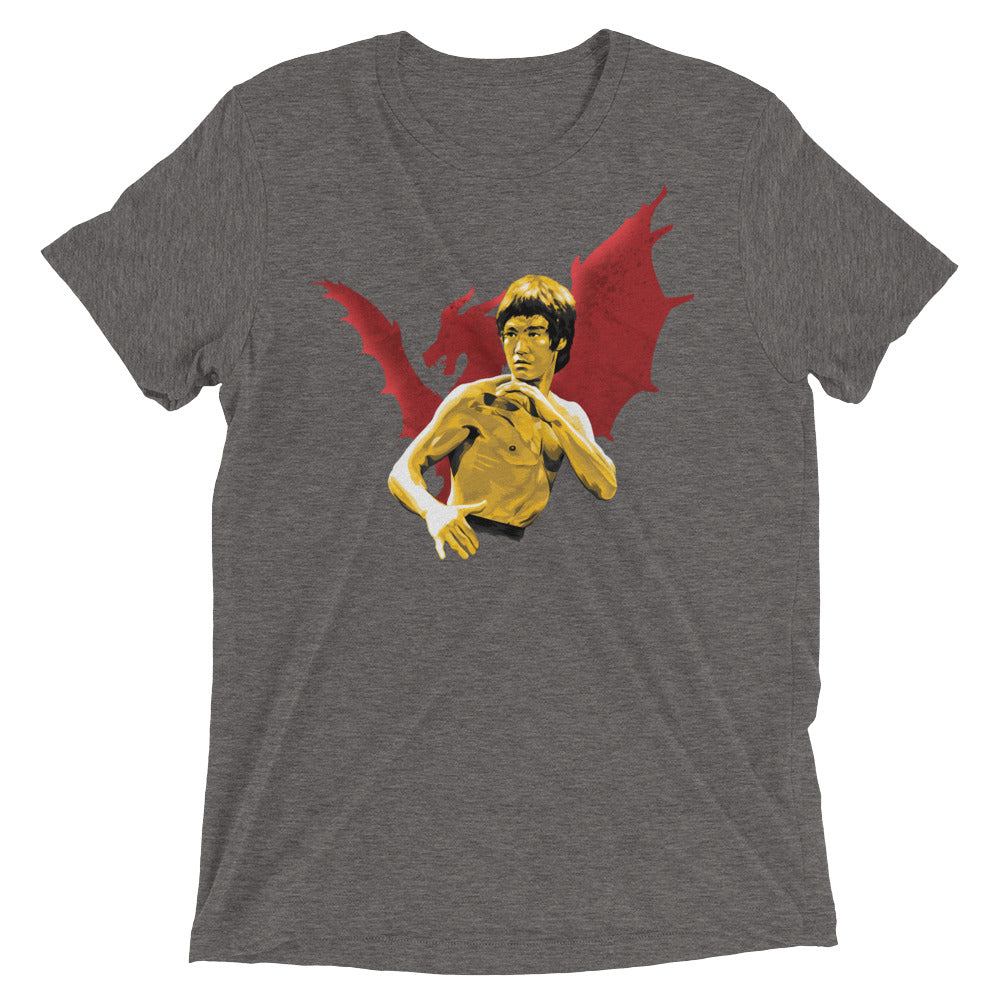 Bruce Lee and the Dragon Unisex Triblend T-Shirt