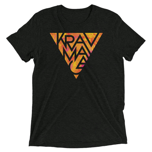 Krav Maga Hot Triangle Unisex Tri-Blend T-Shirt