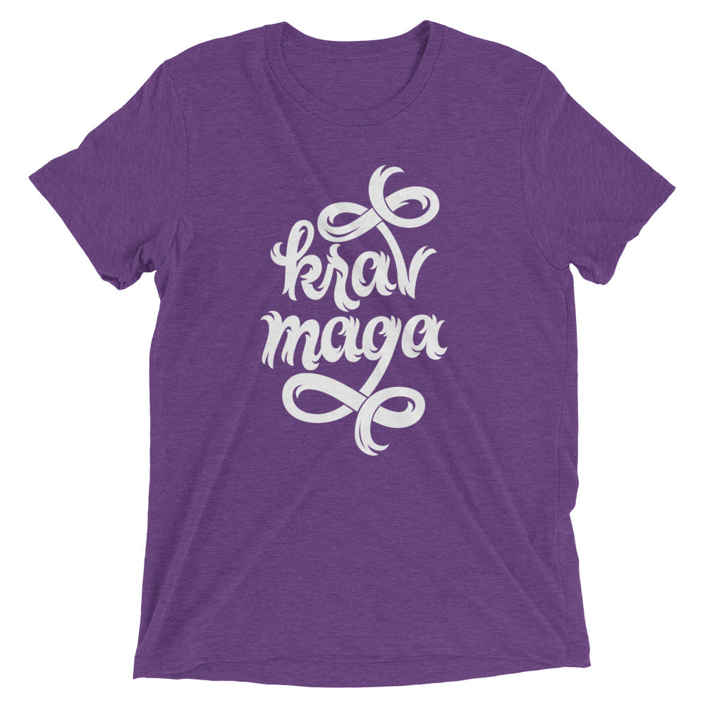 Krav Maga Jagged Script Tri-Blend T-Shirt