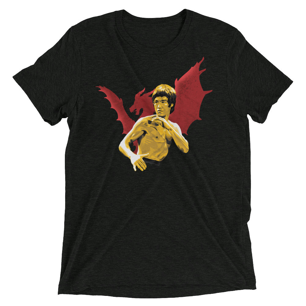 Bruce Lee and the Dragon Unisex Triblend T-Shirt