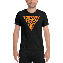 Load image into Gallery viewer, Krav Maga Hot Triangle Unisex Tri-Blend T-Shirt