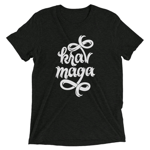 Krav Maga Jagged Script Tri-Blend T-Shirt