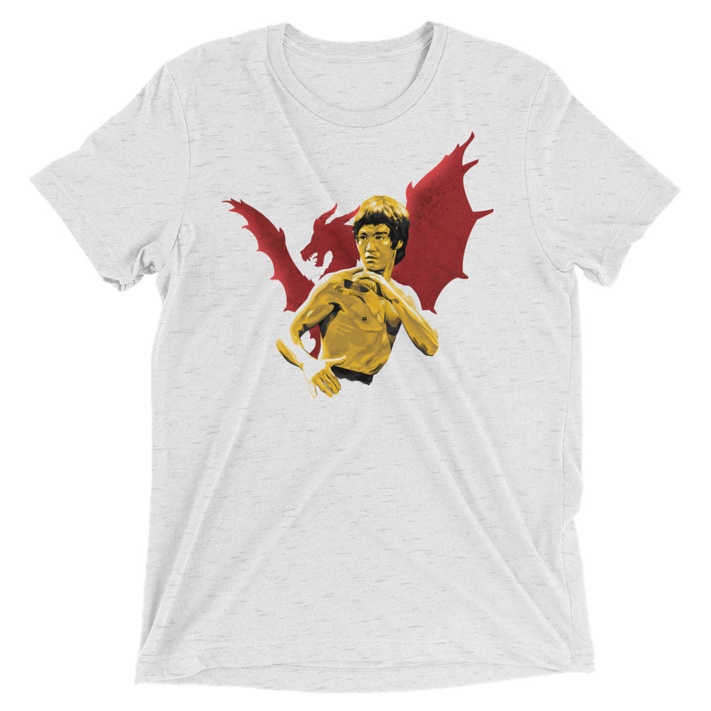 Bruce Lee and the Dragon Unisex Triblend T-Shirt