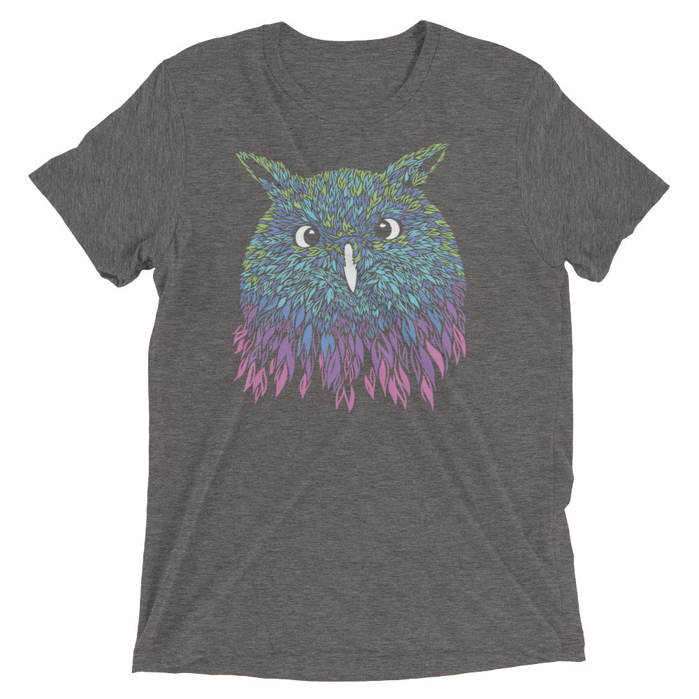 Sweet Feathers Owl Triblend T-Shirt