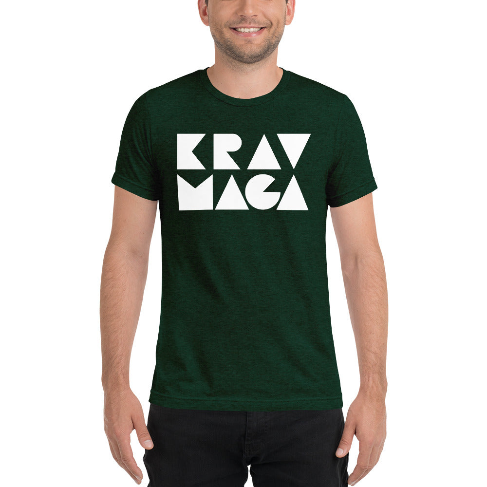 Krav Maga Block Shapes Unisex Triblend T-Shirt