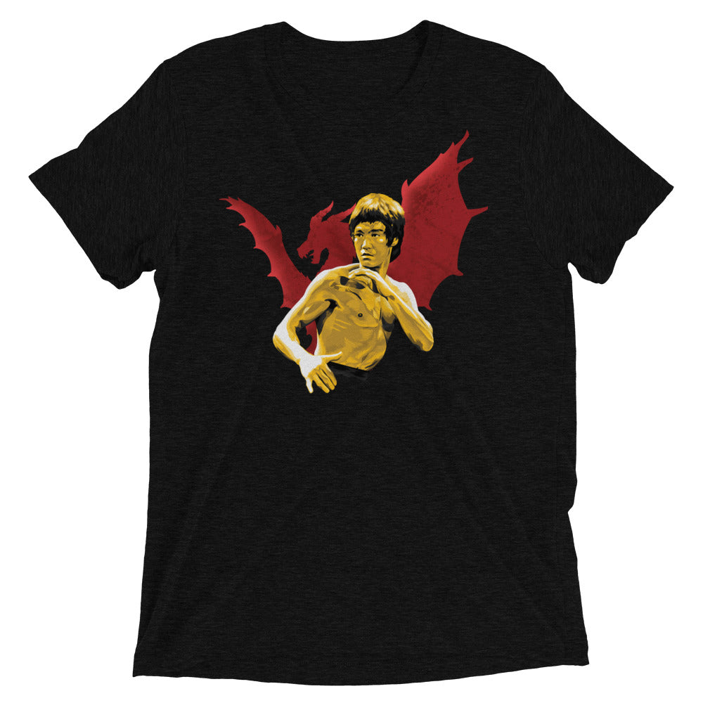 Bruce Lee and the Dragon Unisex Triblend T-Shirt