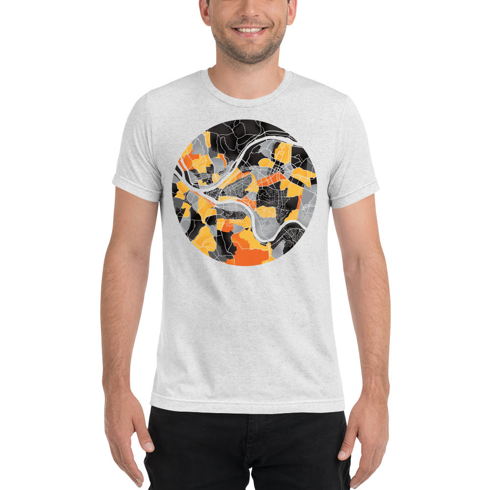 412 Pittsburgh Map T-Shirt