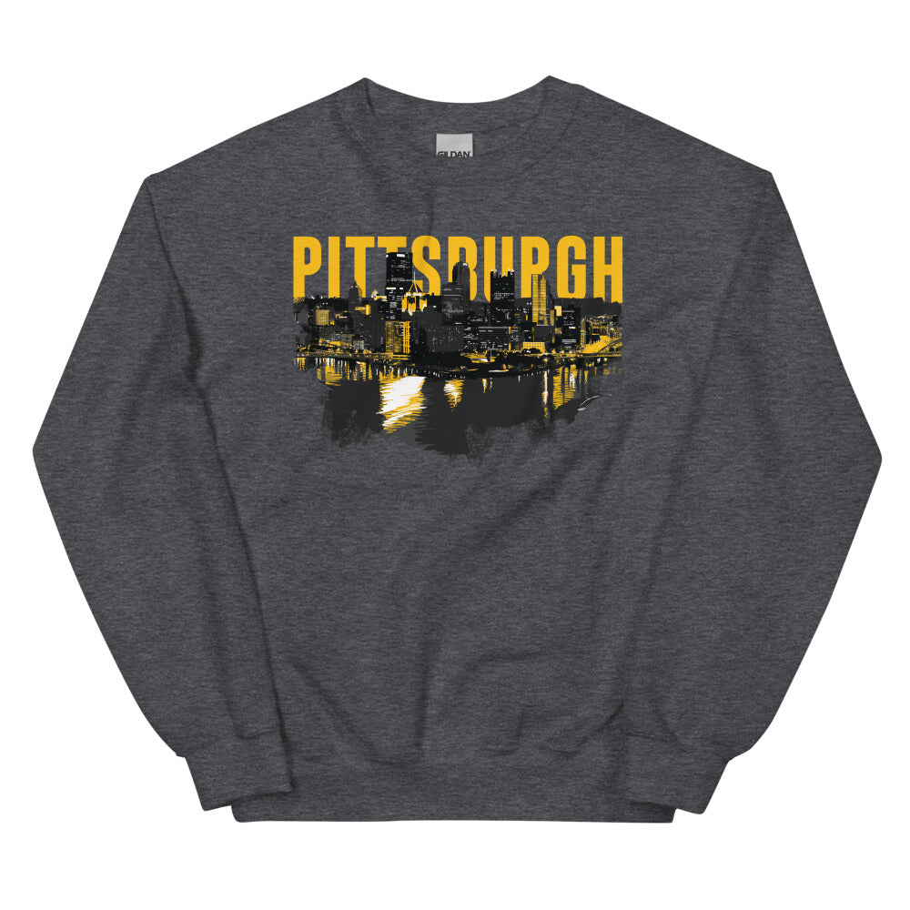 Pittsburgh Downtown Skyline Point Unisex Sweatshirt