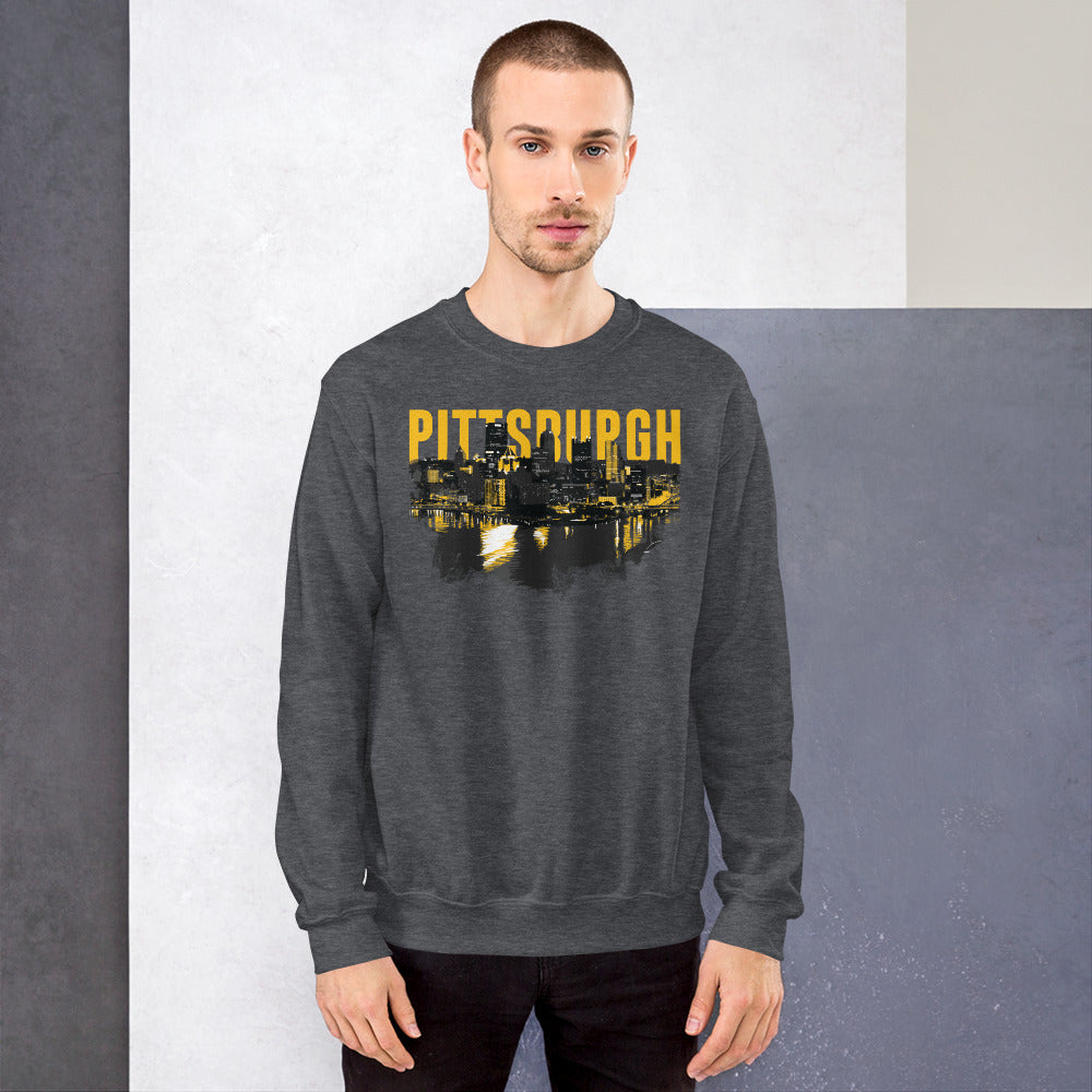 Pittsburgh Downtown Skyline Point Unisex Sweatshirt