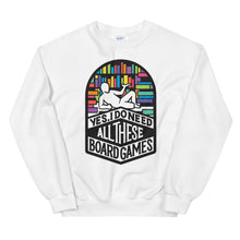 Load image into Gallery viewer, All These Board Games Color Unisex Sweatshirt