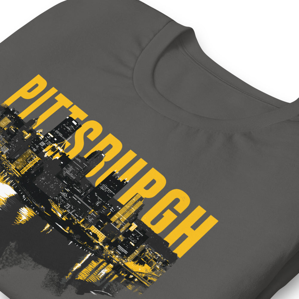 Pittsburgh Downtown Skyline Point Unisex T-Shirt