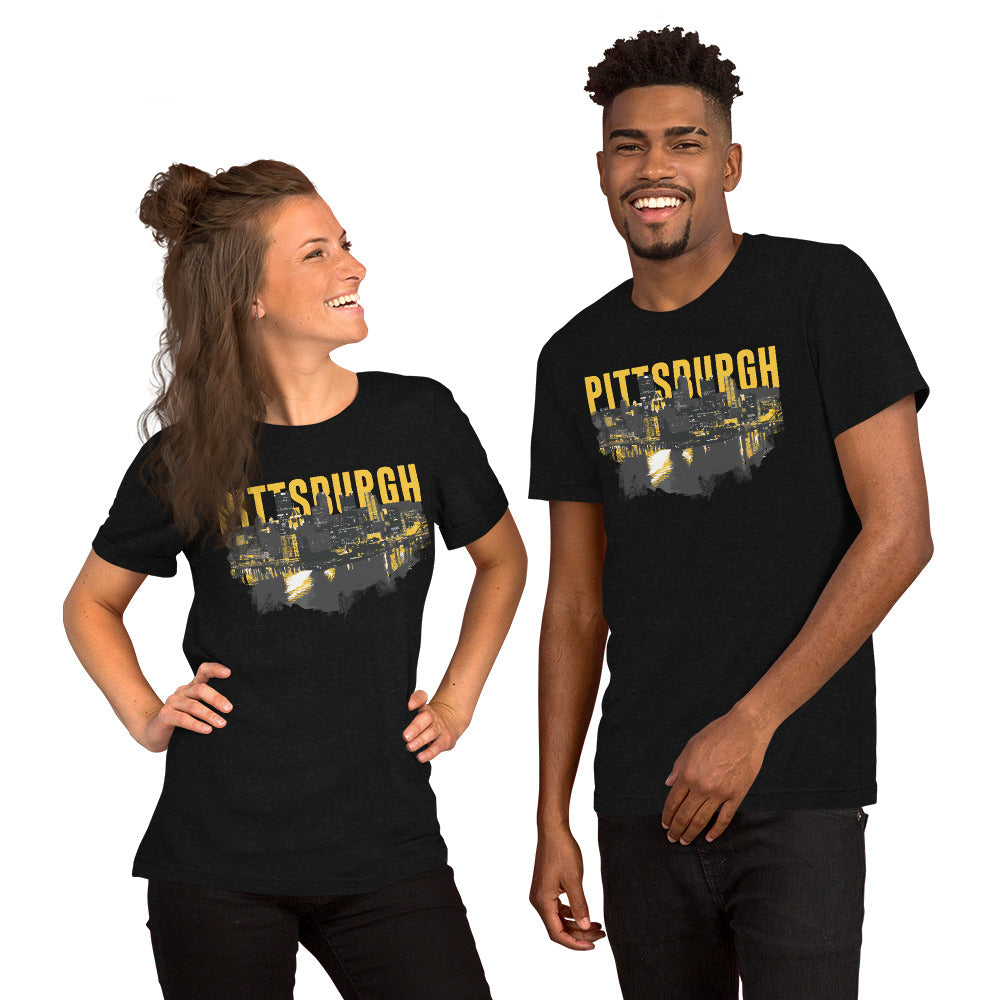 Pittsburgh Downtown Skyline Point Unisex T-Shirt
