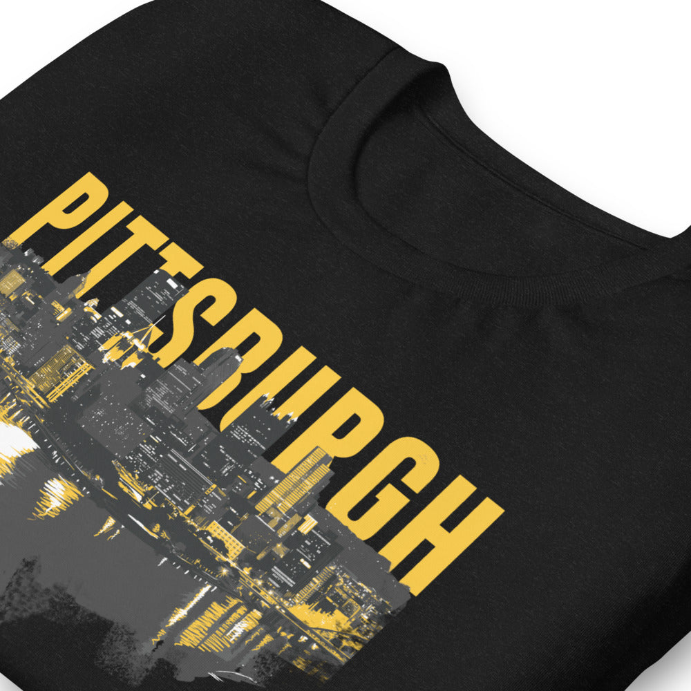 Pittsburgh Downtown Skyline Point Unisex T-Shirt