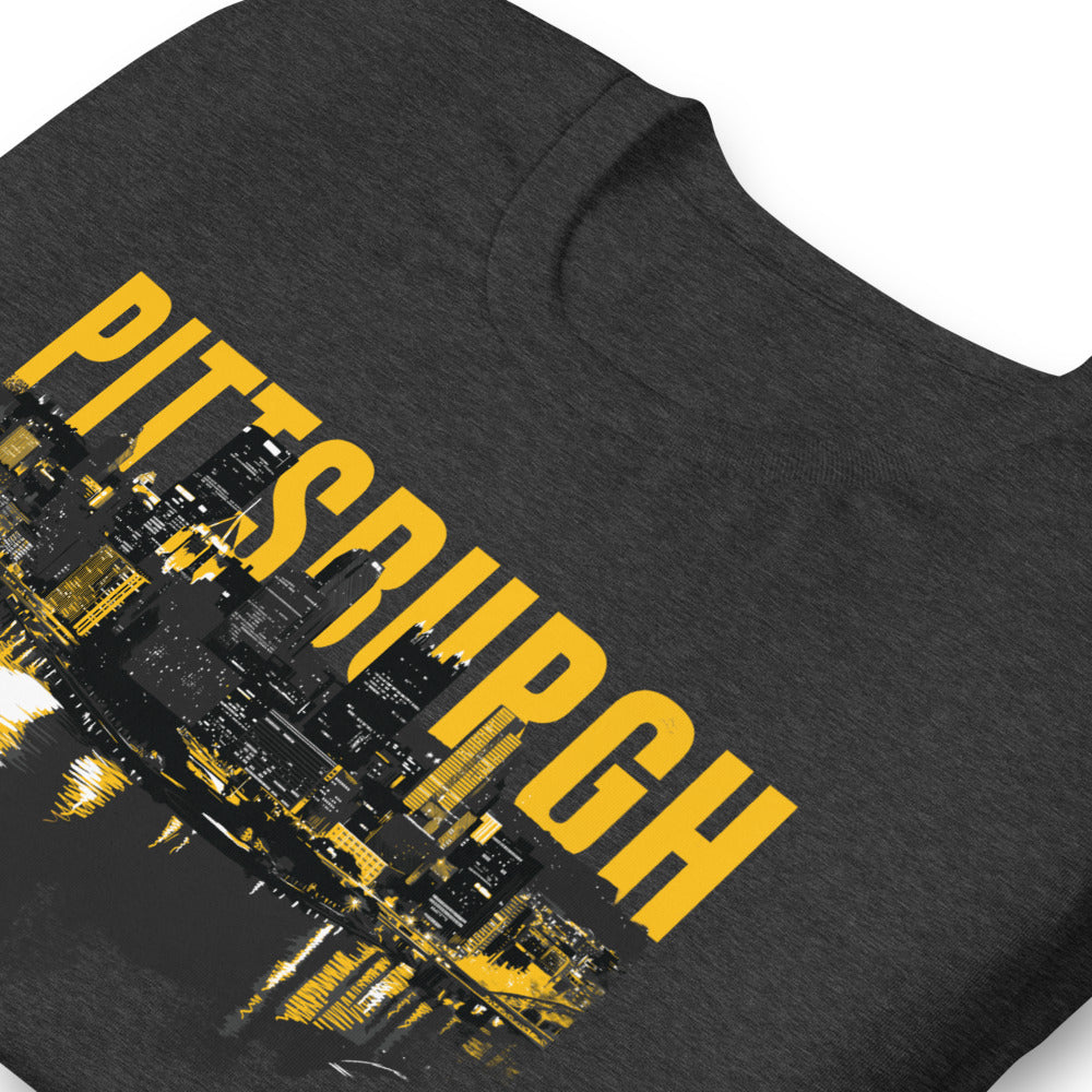 Pittsburgh Downtown Skyline Point Unisex T-Shirt