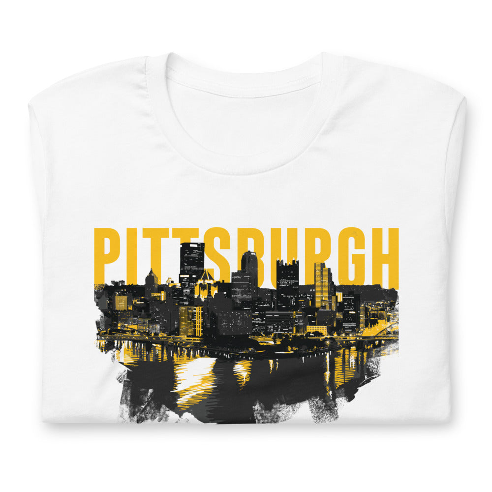 Pittsburgh Downtown Skyline Point Unisex T-Shirt