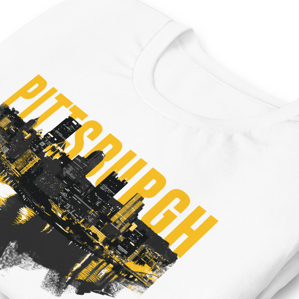 Pittsburgh Downtown Skyline Point Unisex T-Shirt