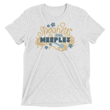 Spaghetti and Meeples Unisex Tri-Blend T-Shirt