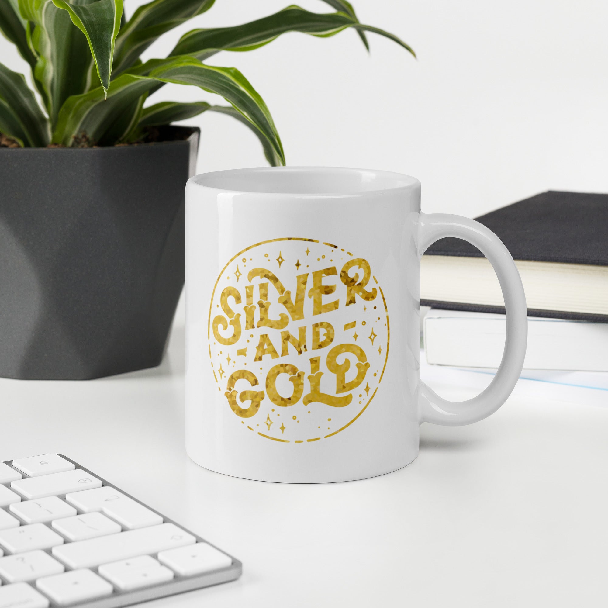 Silver and Gold Mug