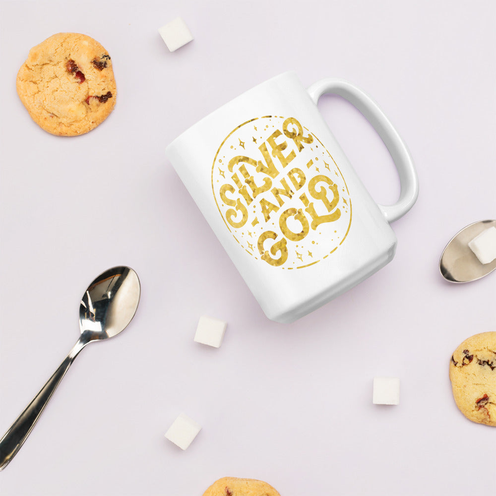 Silver and Gold Mug