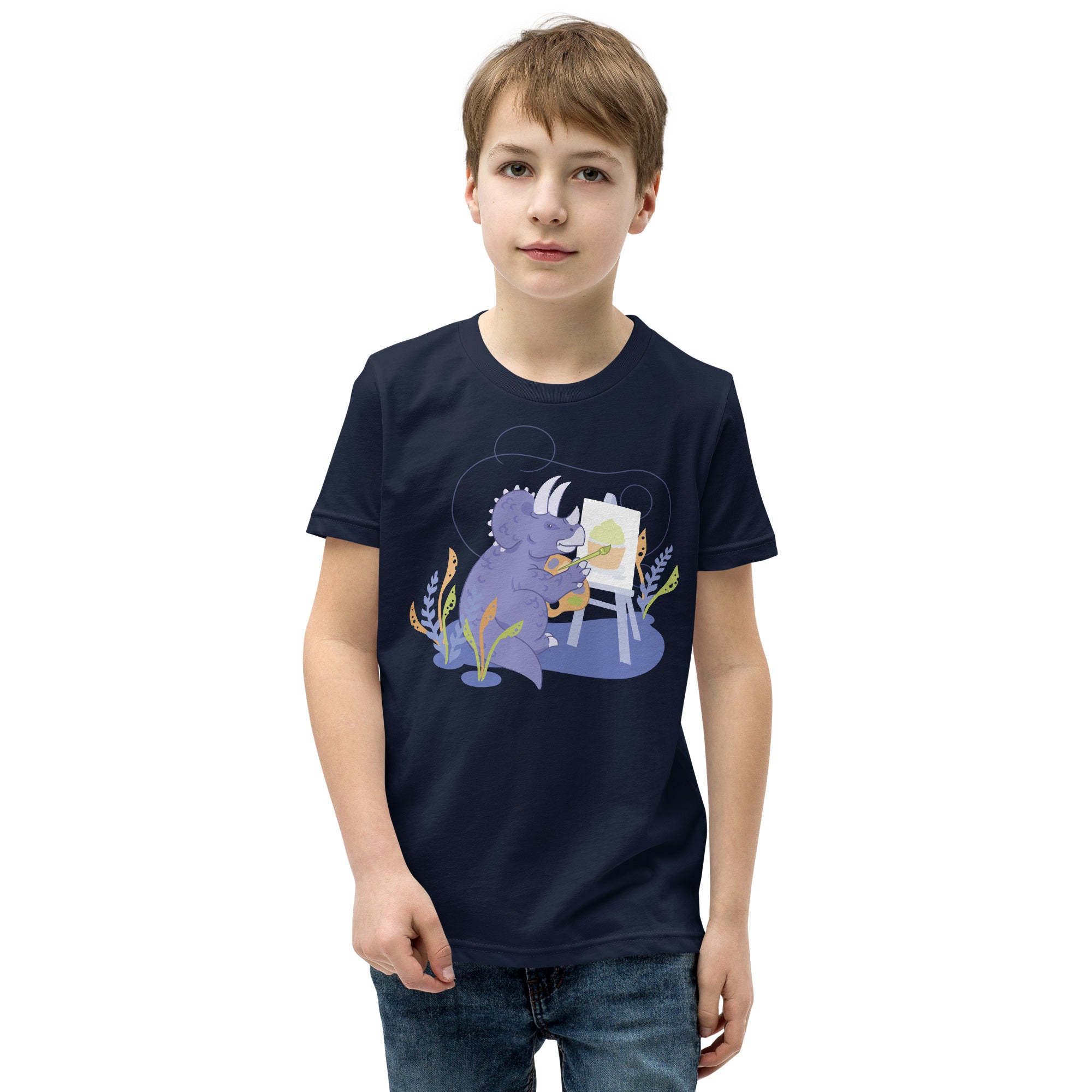 Painty Dino Youth T-Shirt