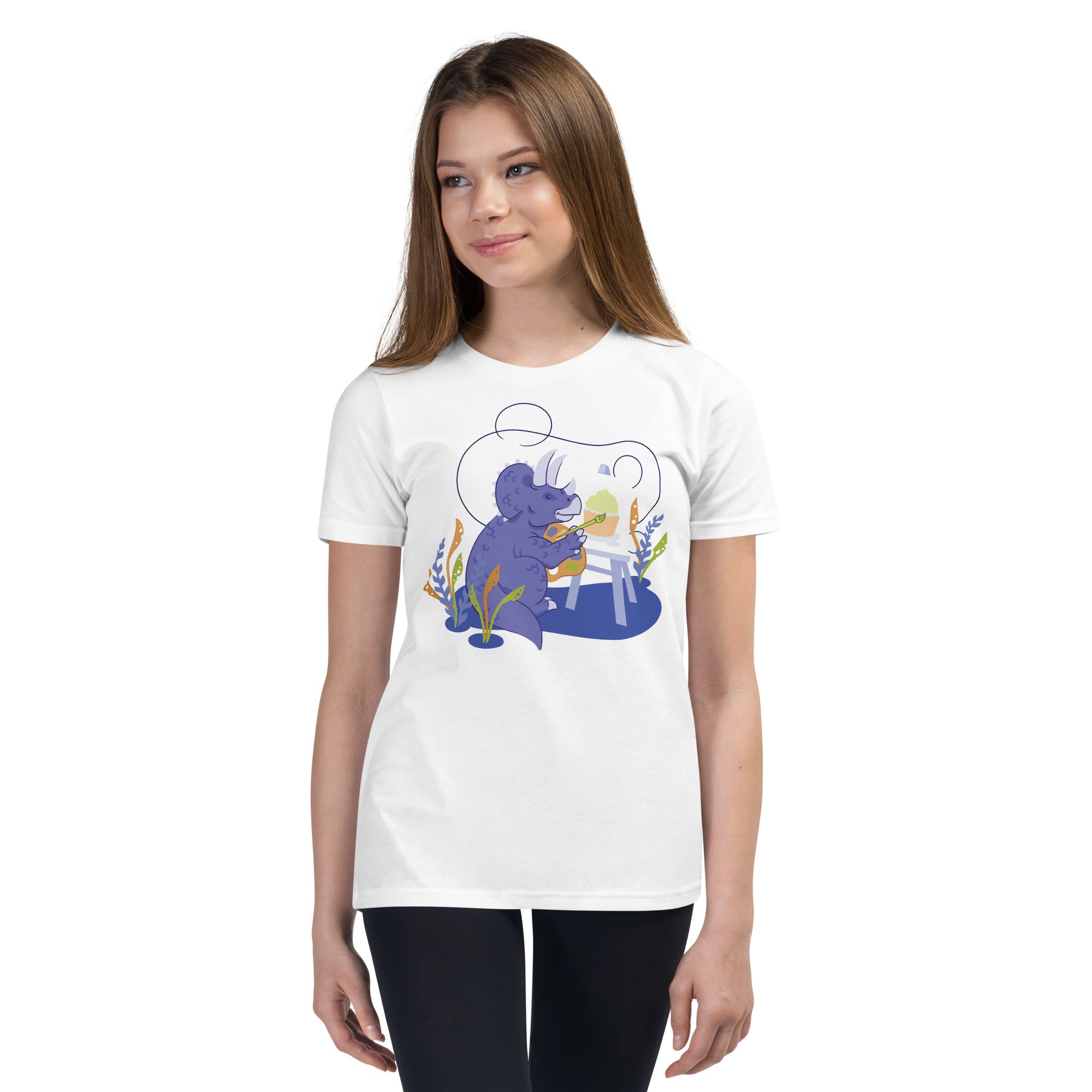 Painty Dino Youth T-Shirt